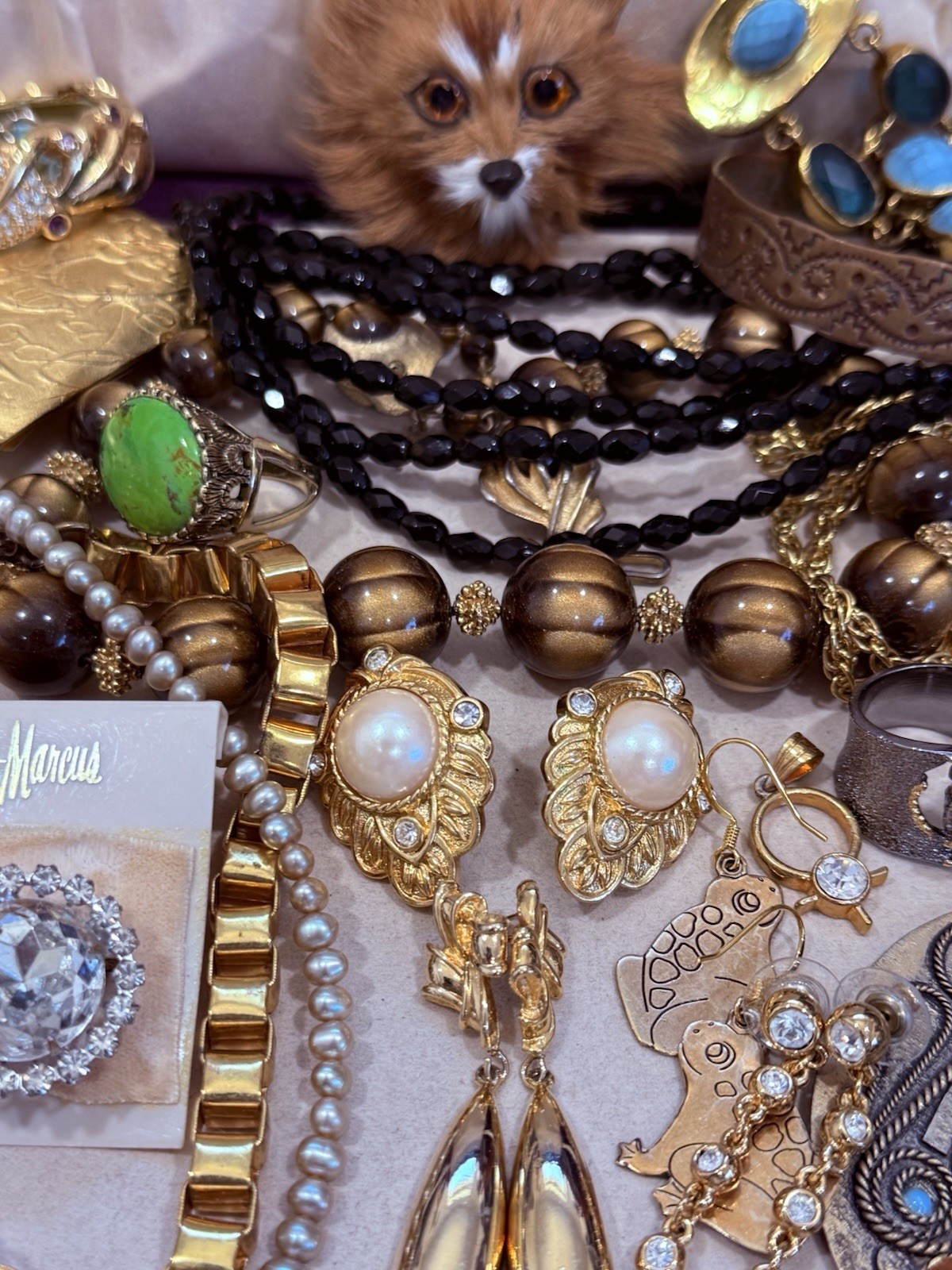 Vintage Antique Jewelry Lot! Rhinestones! Givenchy, Trifari & More! Rare!