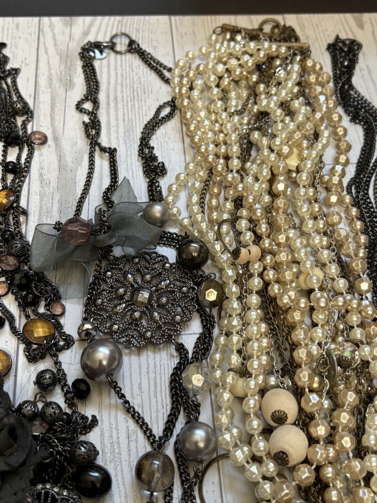 Express Fashion Necklace Lot Mixed Styles Chains Pearls Statement Boho Trendy