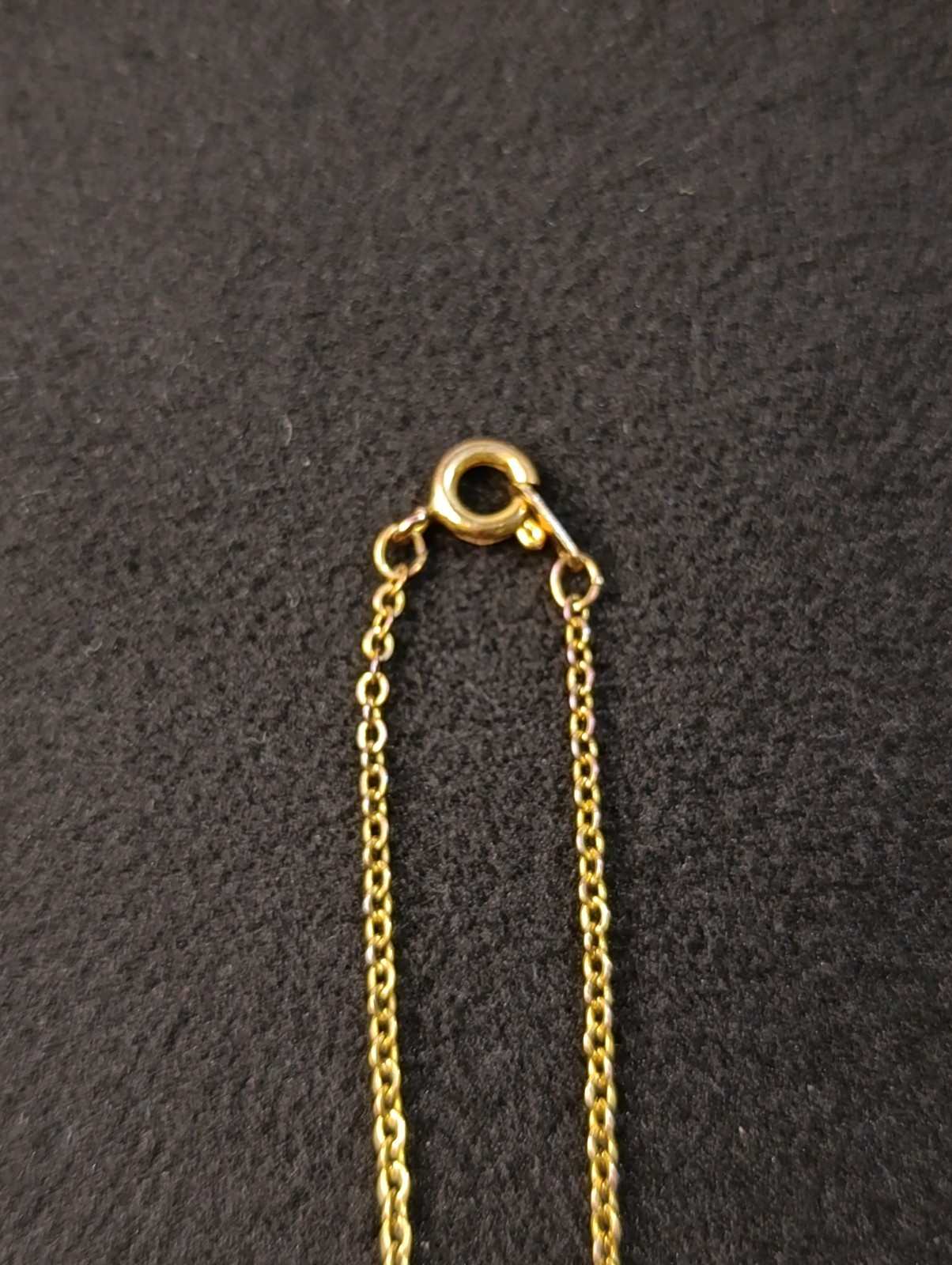 Vintage Gold Tone Christmas Tree Pendant Necklace – Handmade Metal Alloy