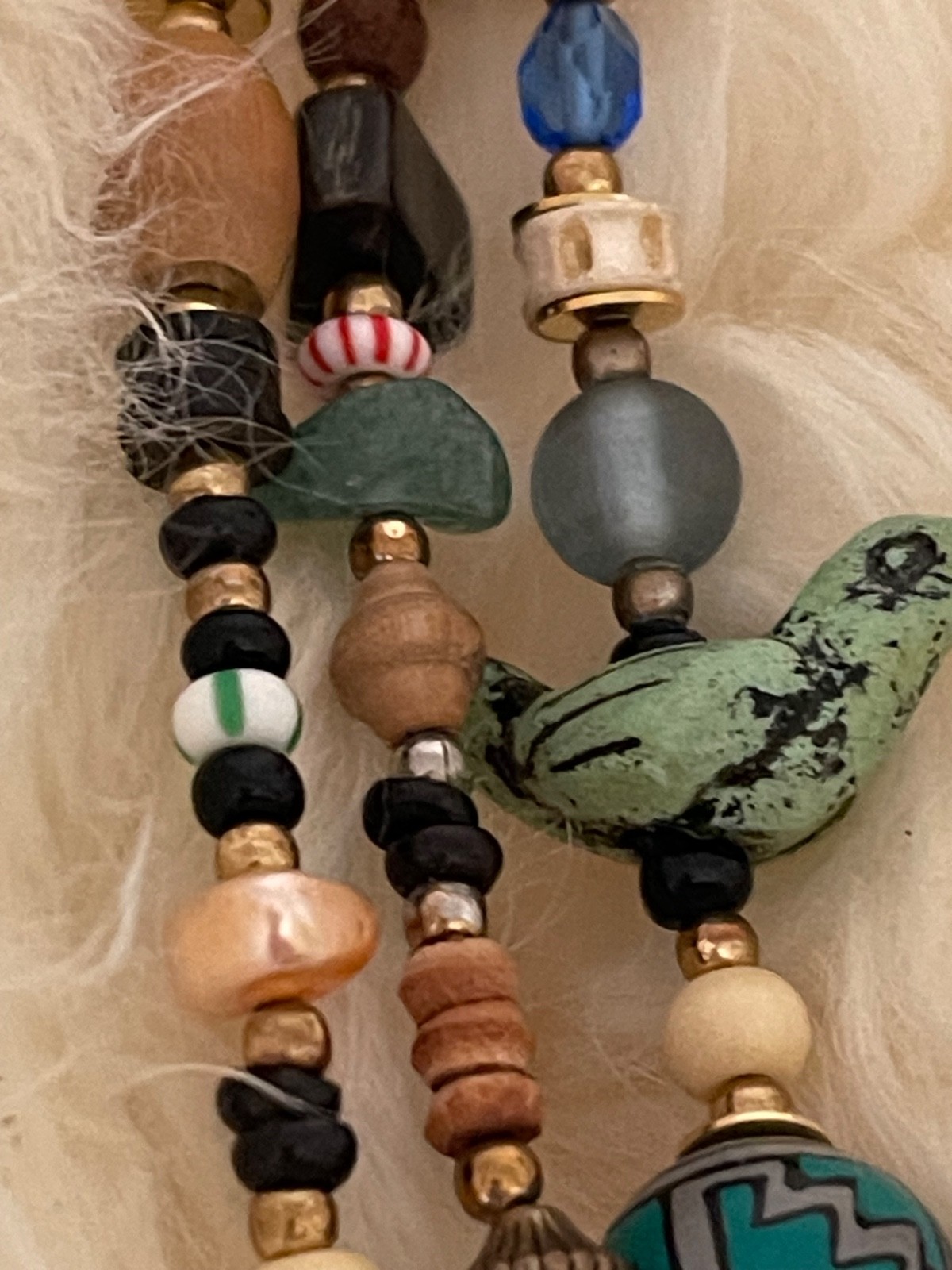 Vintage Necklace – Beads from Around the World