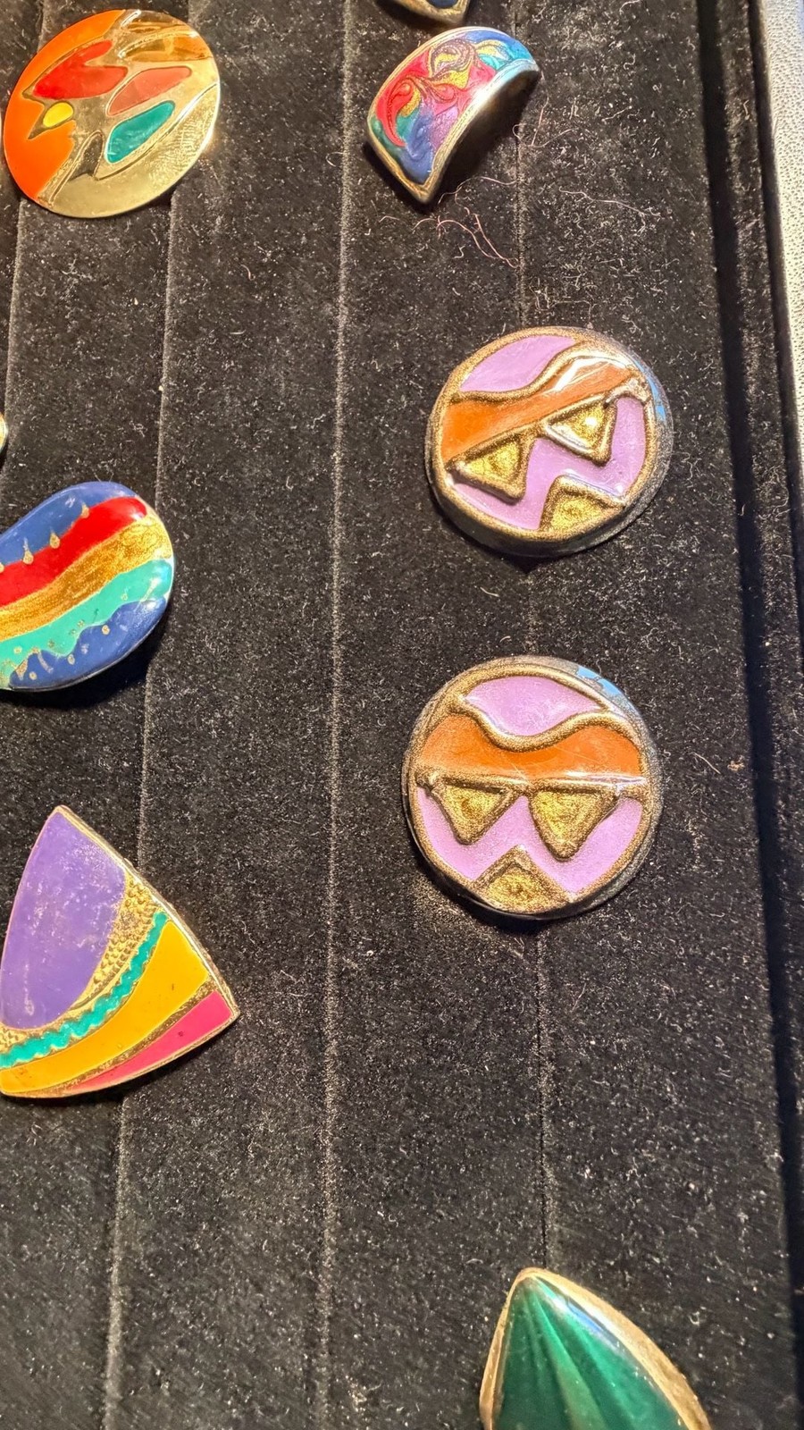 Vintage 1980s-1990s Assorted Statement Earring Collection (Lot of 7 Pairs)
