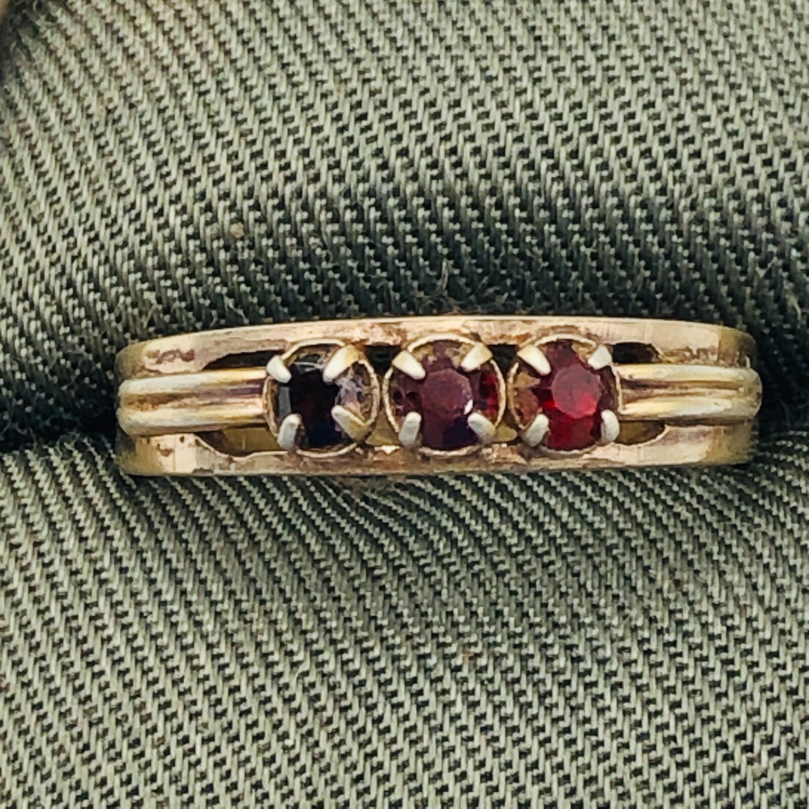 Vintage Soviet Gilding Ring Silver 875 Women’s Jewelry