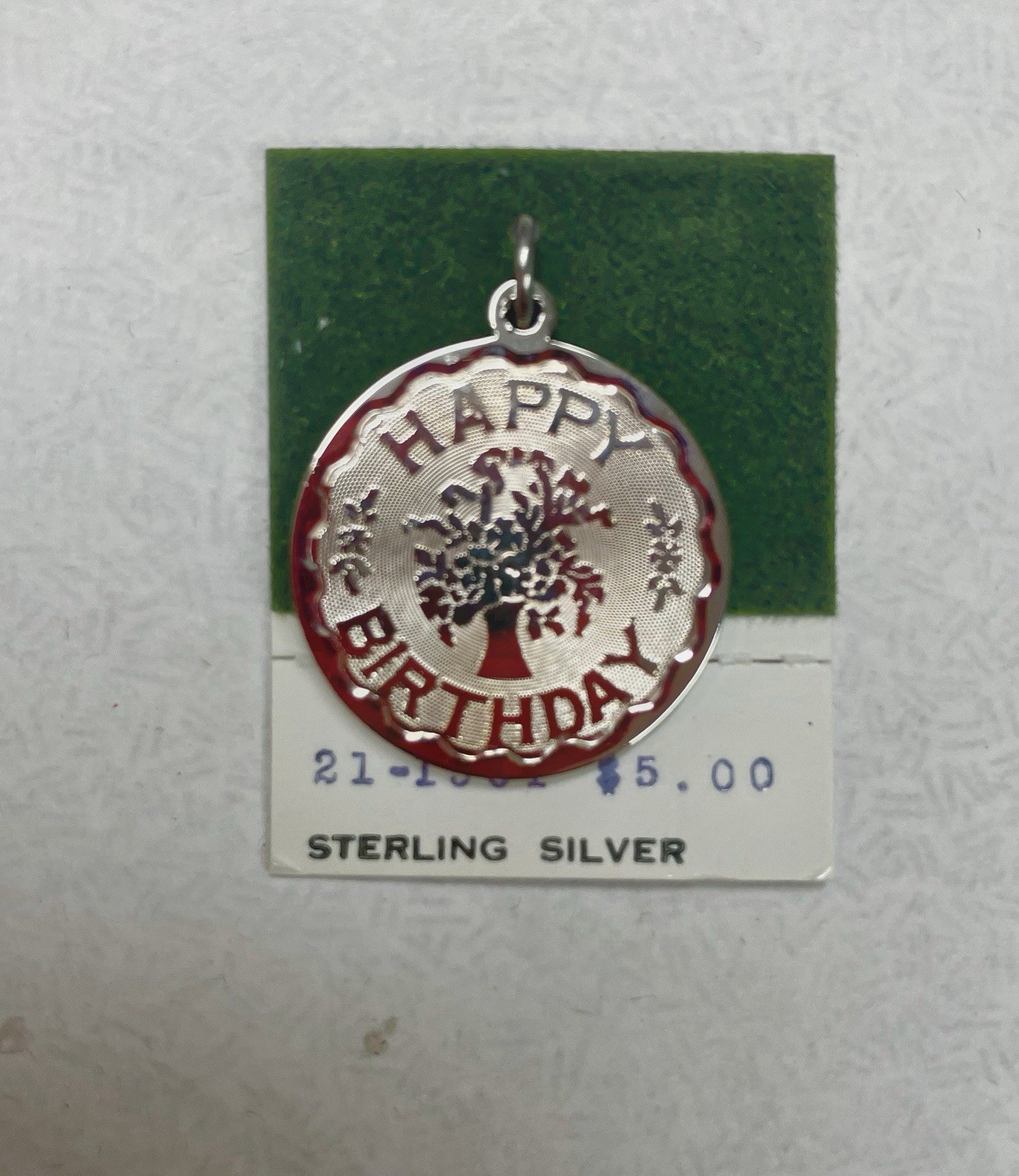 Vintage Dancraft Birthday Charm