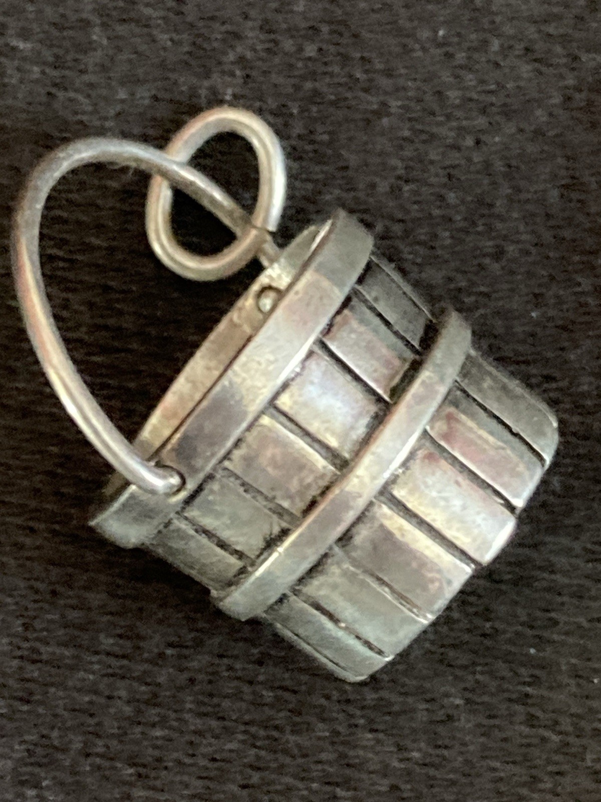 Vtg. FULL NAME HALLMARK BROWN COUNTY BASKETS STERLING CHARM NOS RETIRED