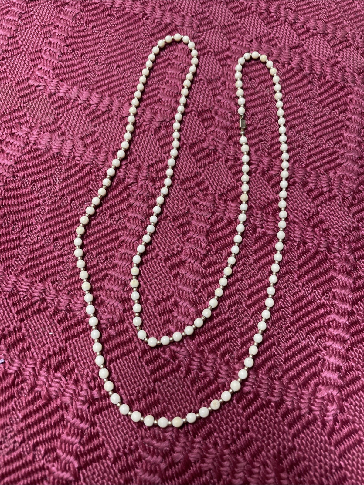 Beaded Necklace 1/20th 12K Gold Filled 32″ Length