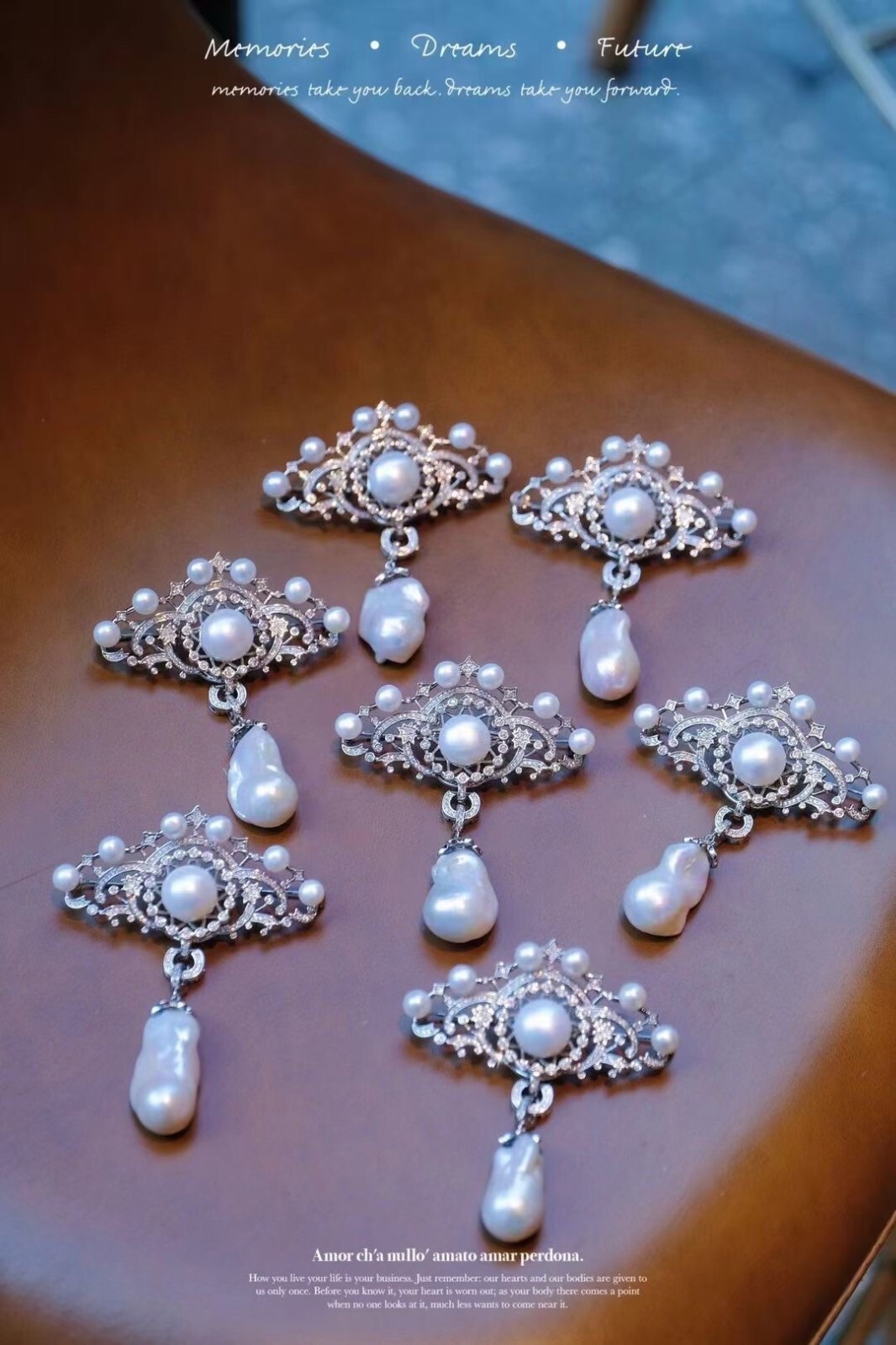 Regal Vintage Pearl Brooch-Pendant: Versatile Natural & Baroque Pearl Elegance