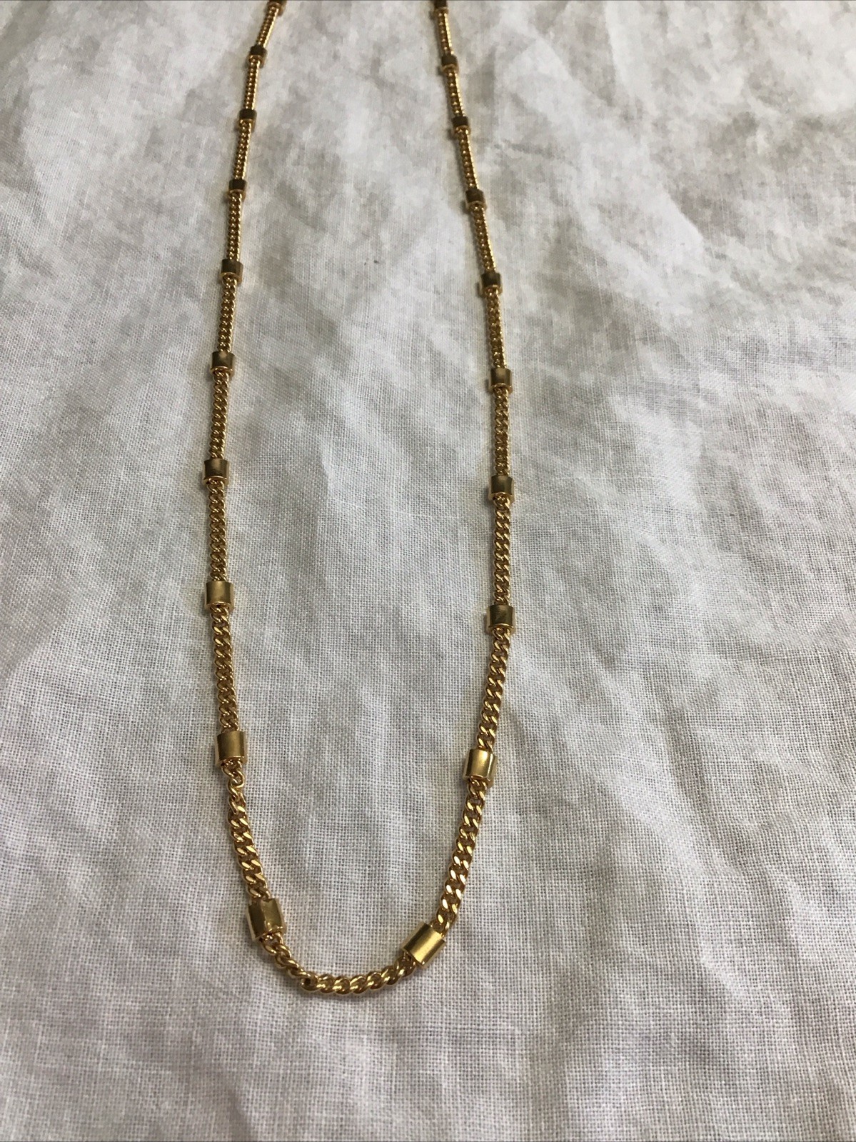 Vintage Monet Gold Tone Fancy Chain 22”