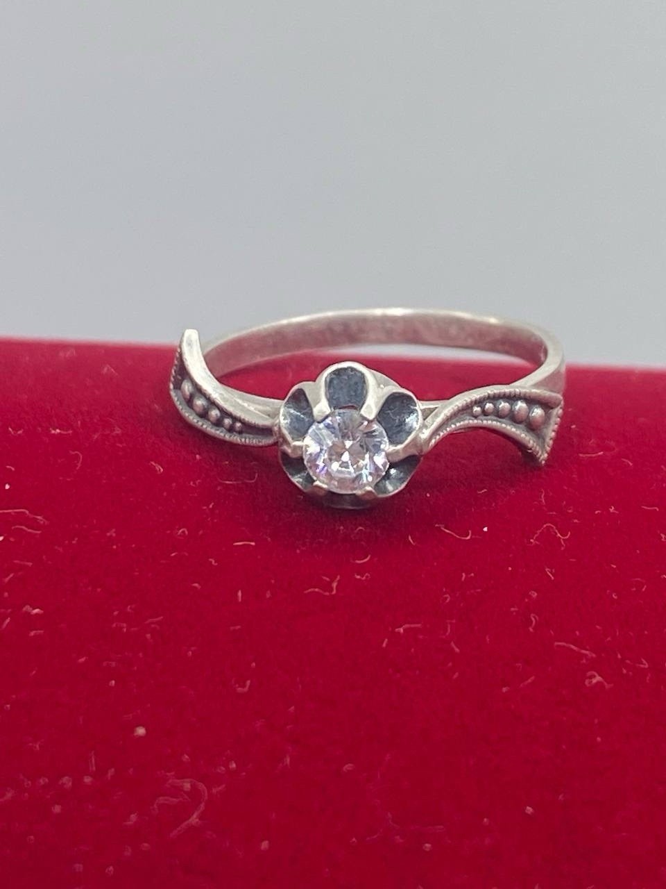 Old Ring Sterling Silver 925 Size 7.5
