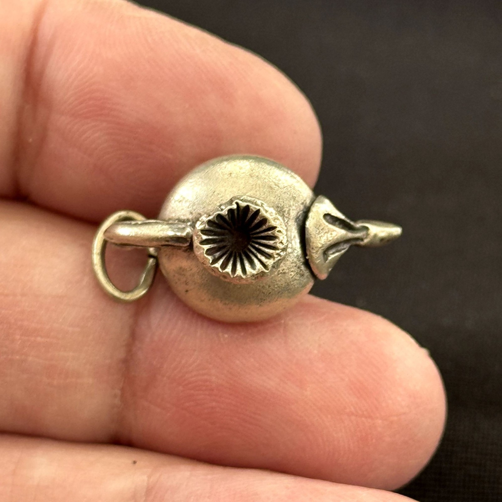 Traditional Dangle Teapot Charm Vintage Beau 925 Sterling Silver .75” Length